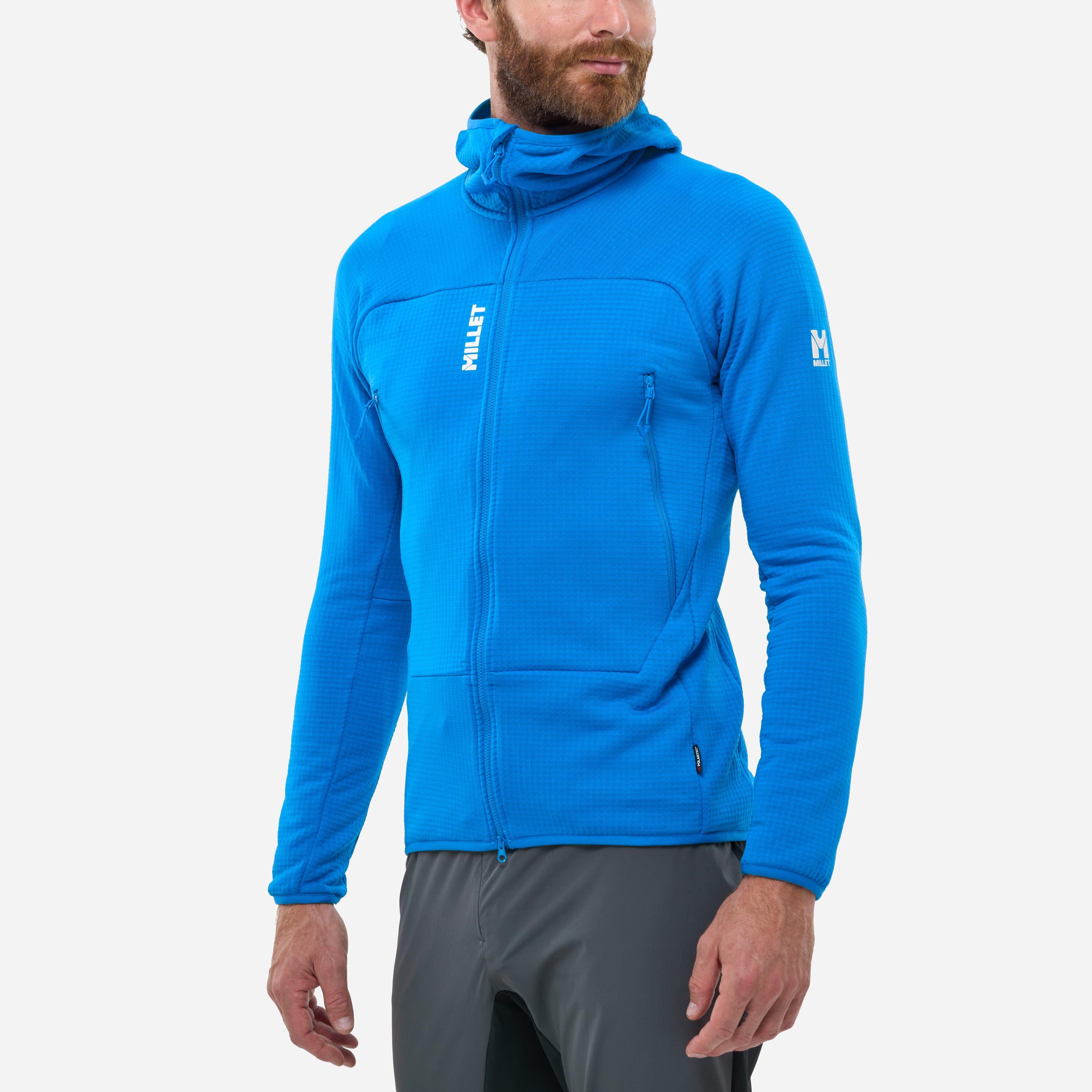 Herren Bergsteigen Fleecejacke  FUSION GRID 3/5