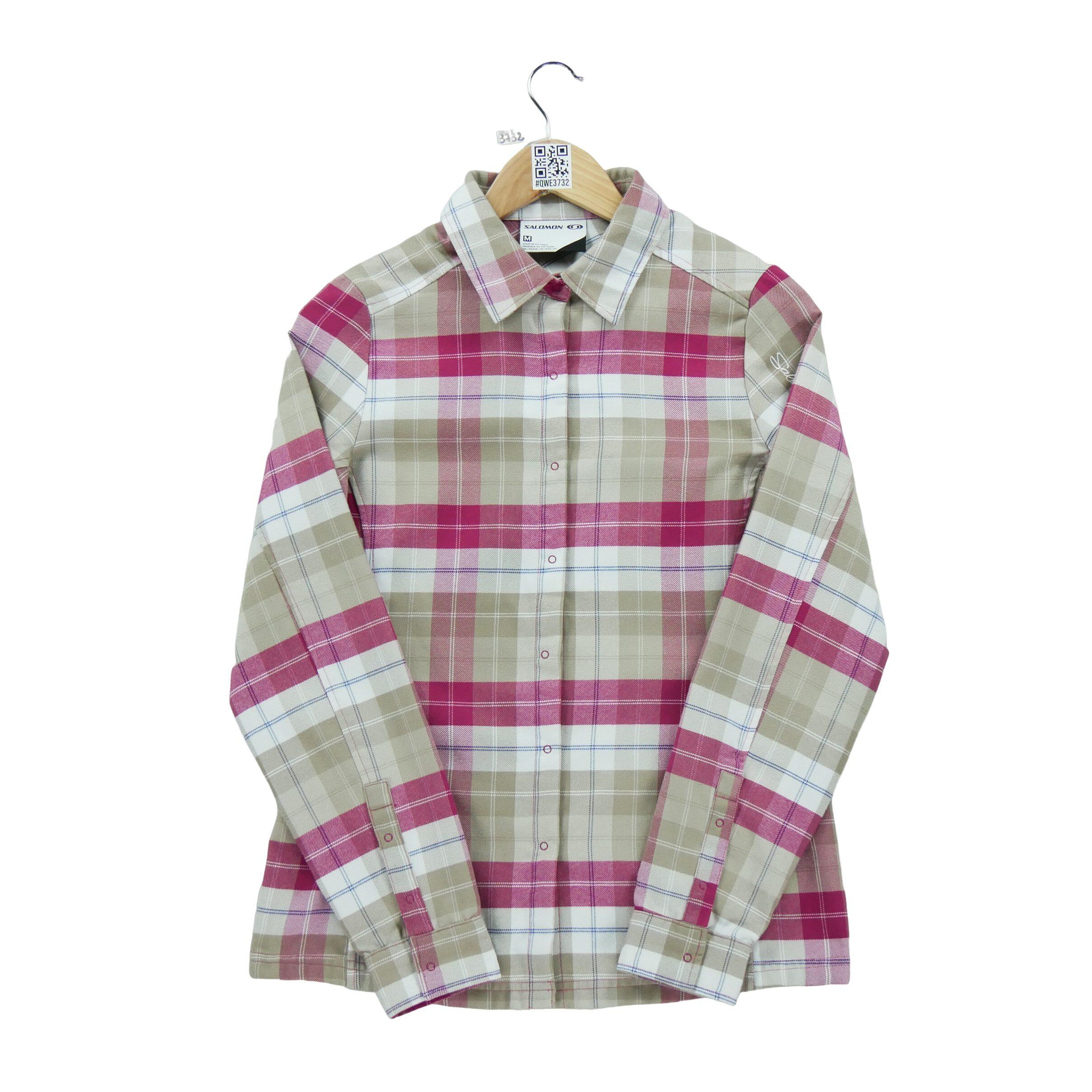 SALOMON Chemise détente Femme à carreaux