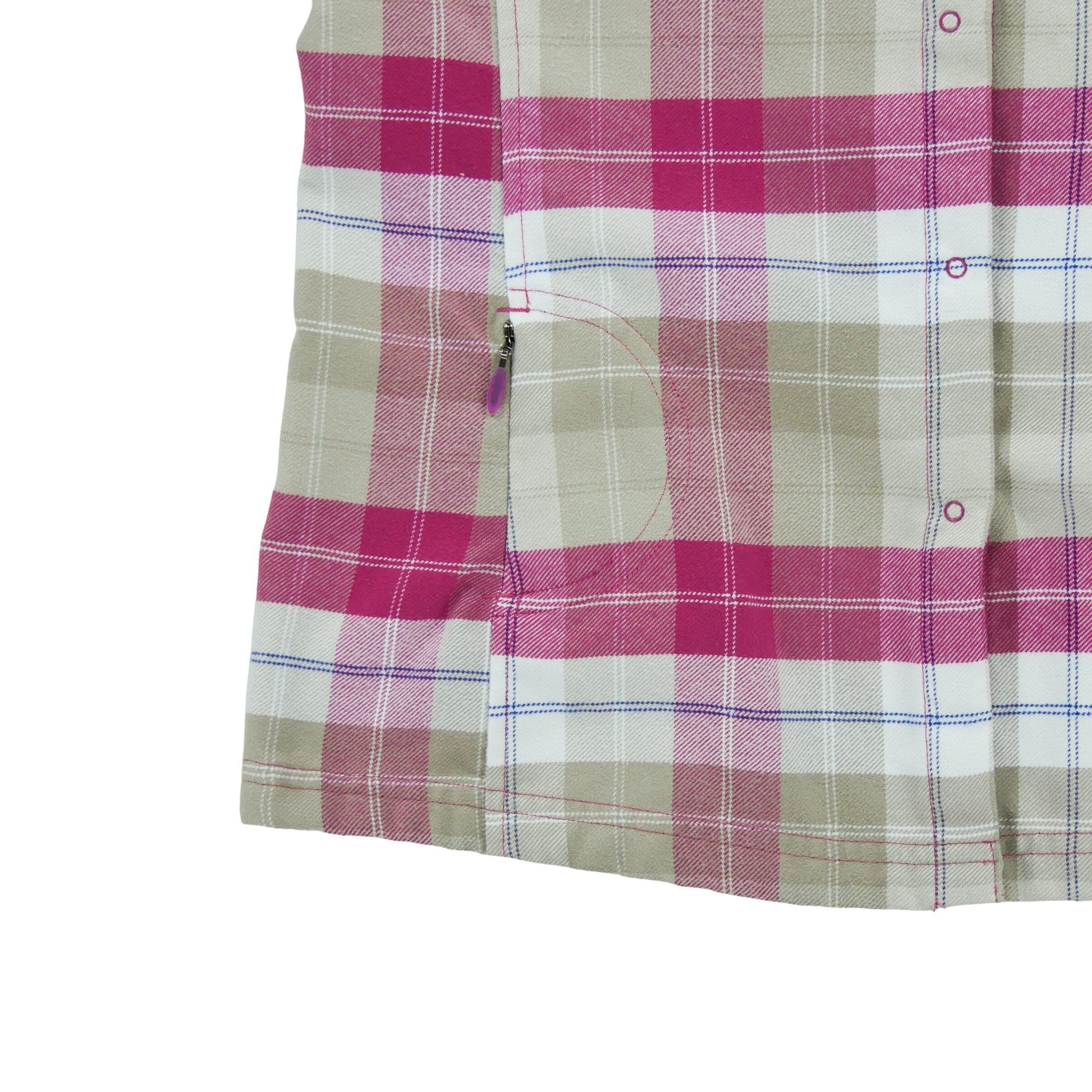 Camisa xadrez relaxada para mulheres 6/7