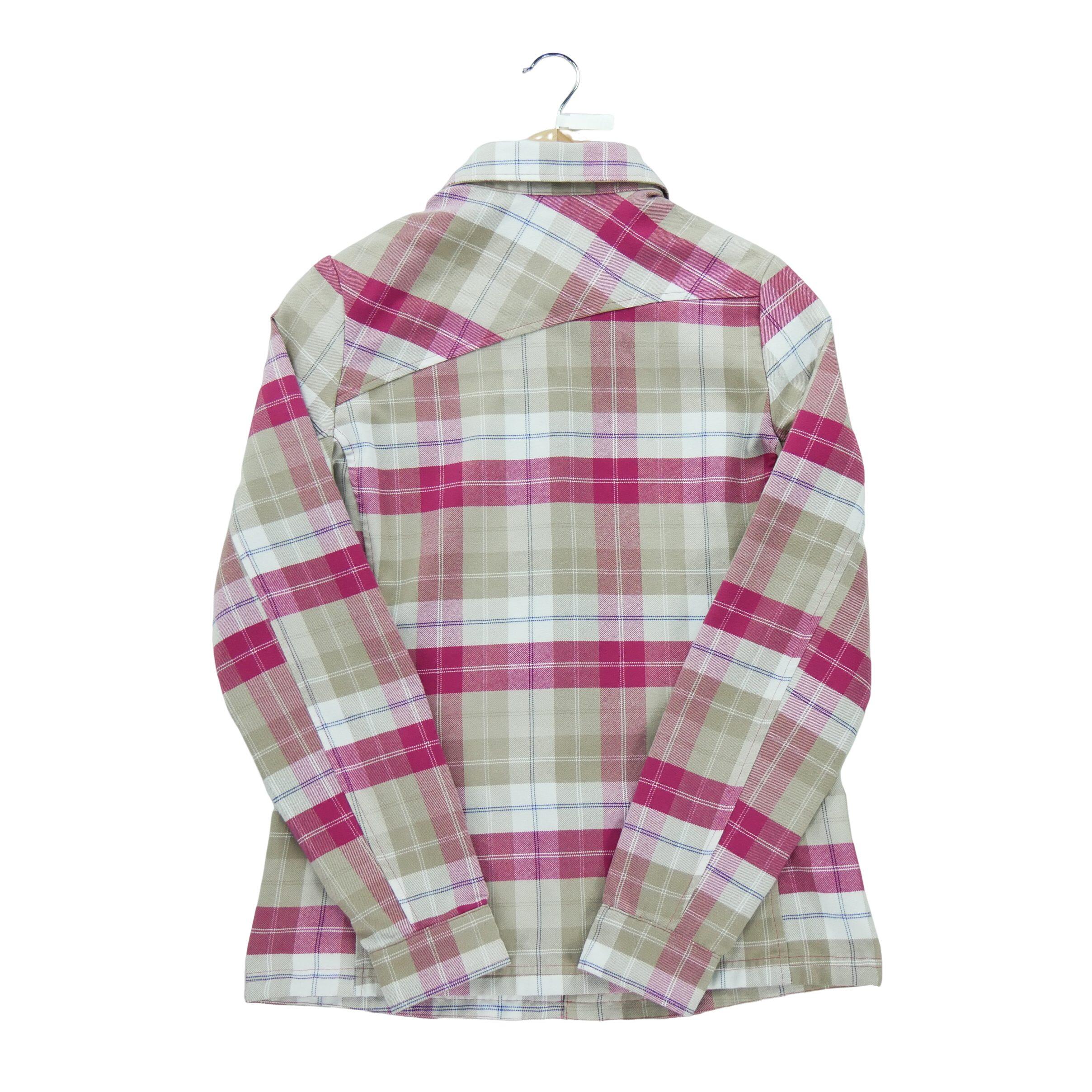 Camisa xadrez relaxada para mulheres 2/7