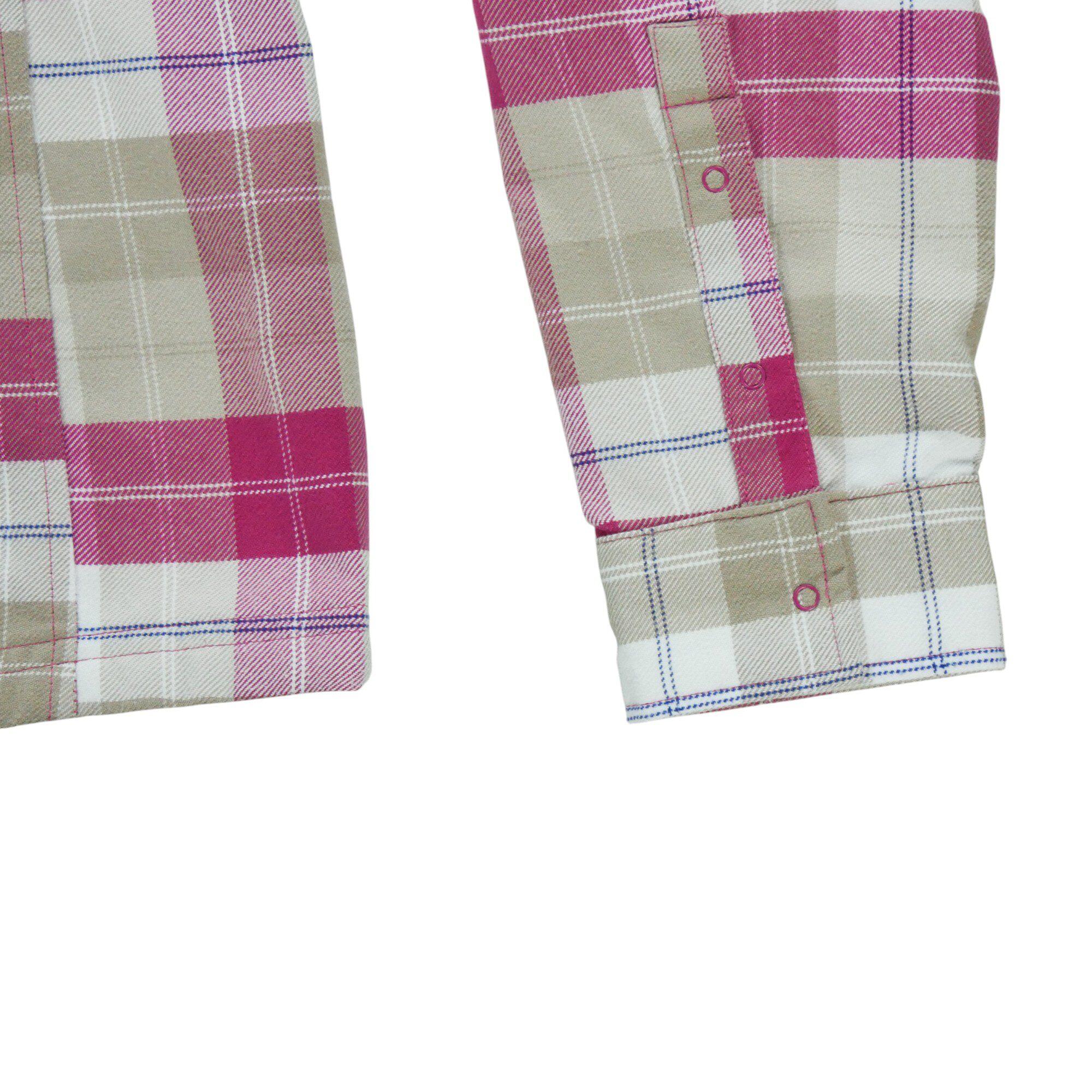 Camisa xadrez relaxada para mulheres 5/7