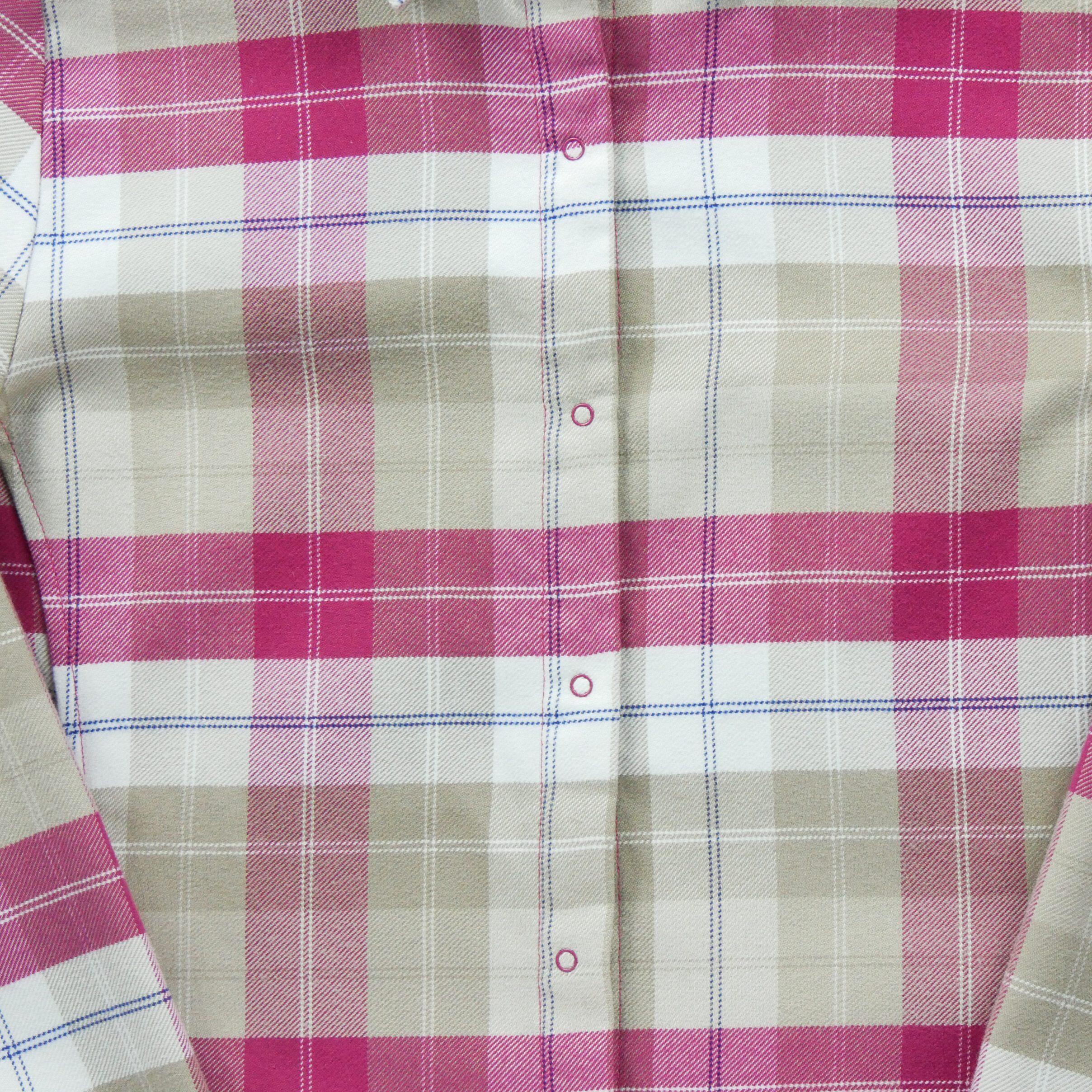 Camisa xadrez relaxada para mulheres 4/7