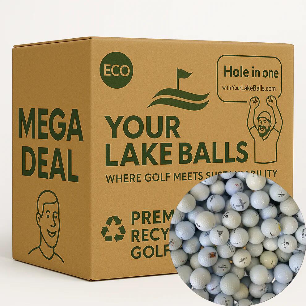 GOLF Pack de 100 Lakeballs / Balles de Golf d’Occasion – Mélange de Marques Différent