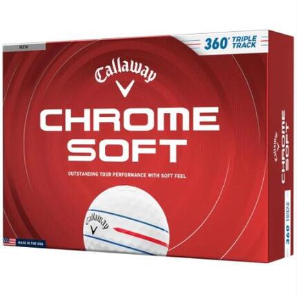 Callaway Chrome Soft 360º Triple Track, balles de golf
