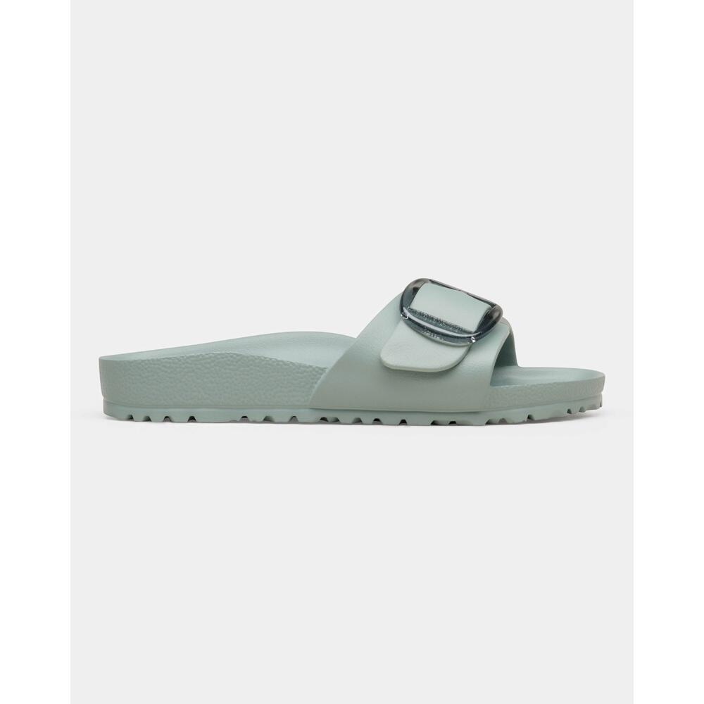 Flache Sandalen Damen Birkenstock Madrid Big Buckle Eva Grün 2/7
