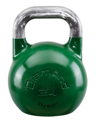 Kettlebell olimpica acciaio [Da competizione impugnatura Ø34mm] 8-36 kg peso pro
