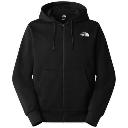 sweat-shirt M SIMPLE DOME LIGHT REGULAR FULL ZIP HOO TNF HOMME noir