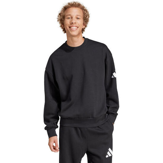 ADIDAS sweat à capuche homme coton-polyester noir