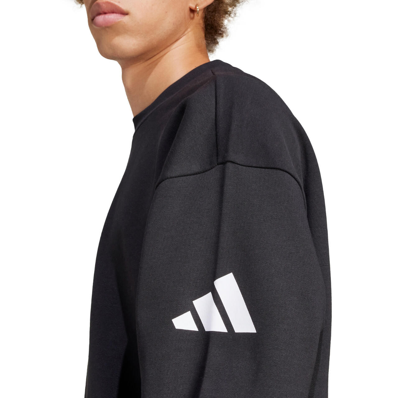 Camisola masculina adidas Essentials Loose Fit 3 Bar Logo 5/6