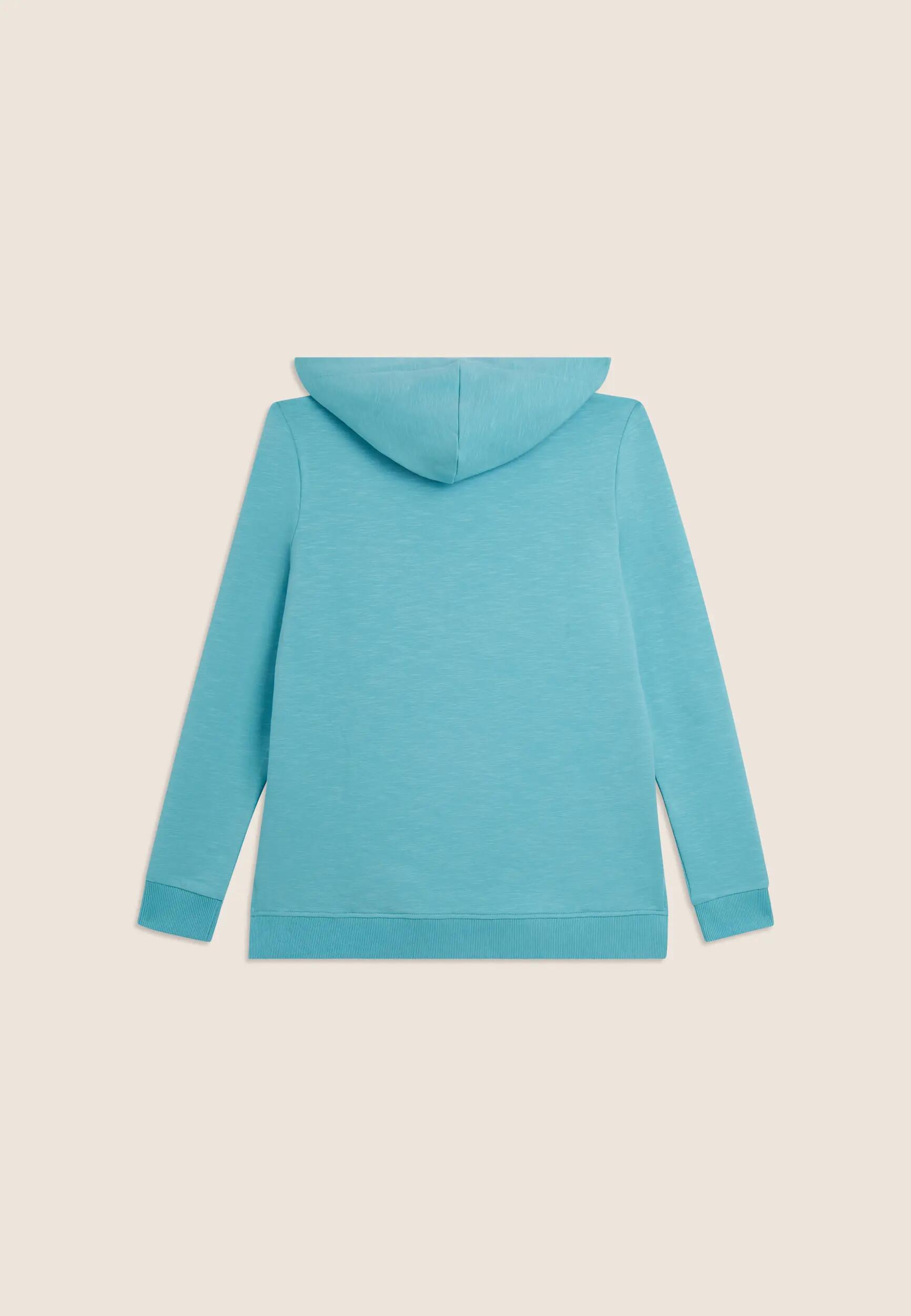 Felpa Cappuccio e Zip in Tessuto Fiammato e Coulisse FREDDY 6/7