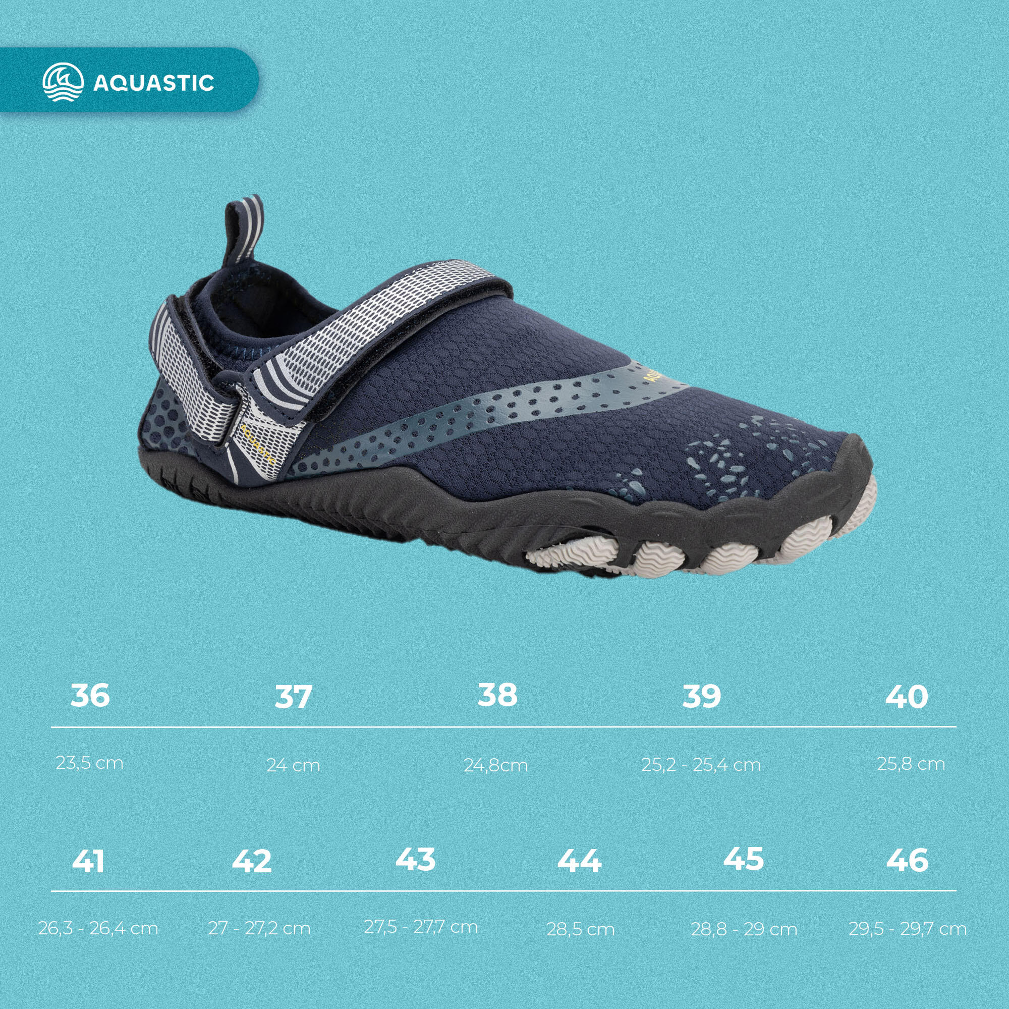 AQUASTIC Chaussures d'eau pour oursins de plage 2/7