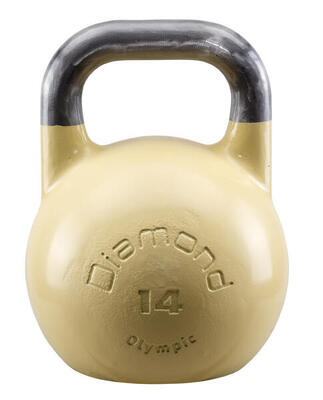 Kettlebell olimpica acciaio [Da competizione impugnatura Ø34mm] 8-36 kg peso pro