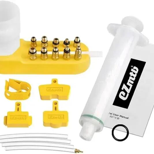 universal hydraulic bike brake bleed kit maintenance set