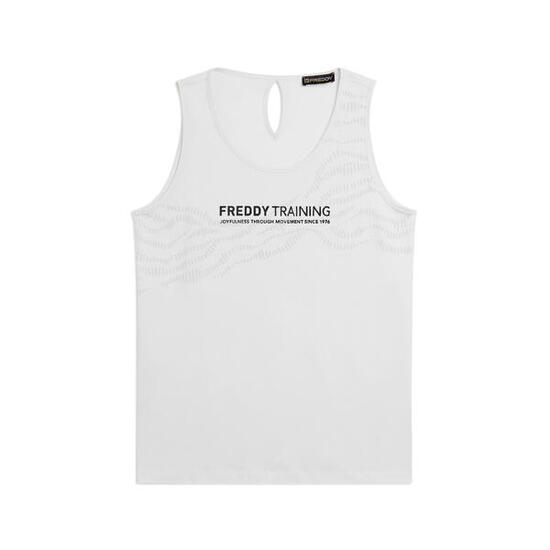 Canotta con Dettaglio Cut-Out e Grafica FREDDY