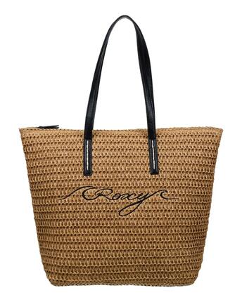 Bolsa de Playa con Asas IN THE TROPICS Beige Mujer