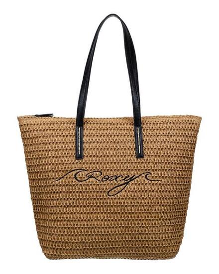 Bolsa de Playa con Asas IN THE TROPICS Beige Mujer