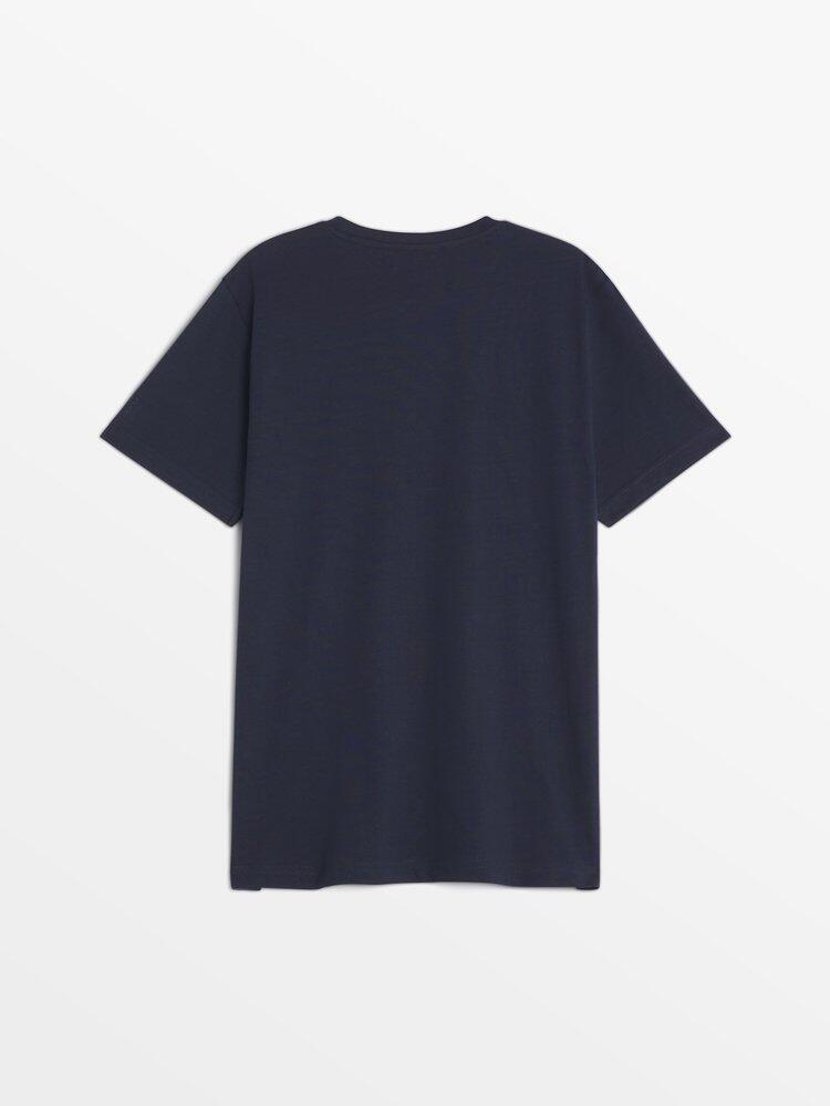Camiseta de Hombre TBS Recif Azul Marino 2/2