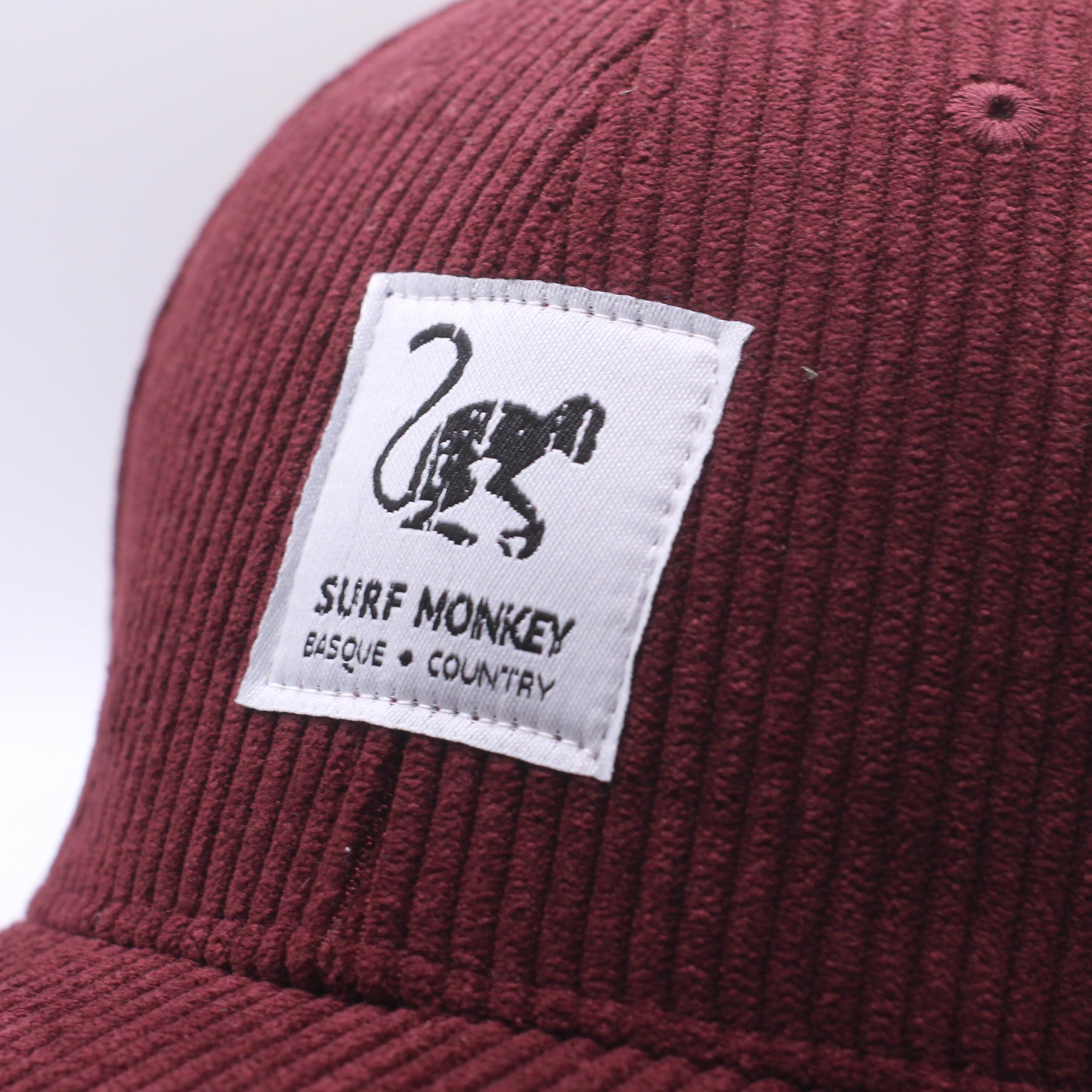 Gorra Béisbol - Pana - Reciclado / Adulto / Talla única (Granate) 3/6