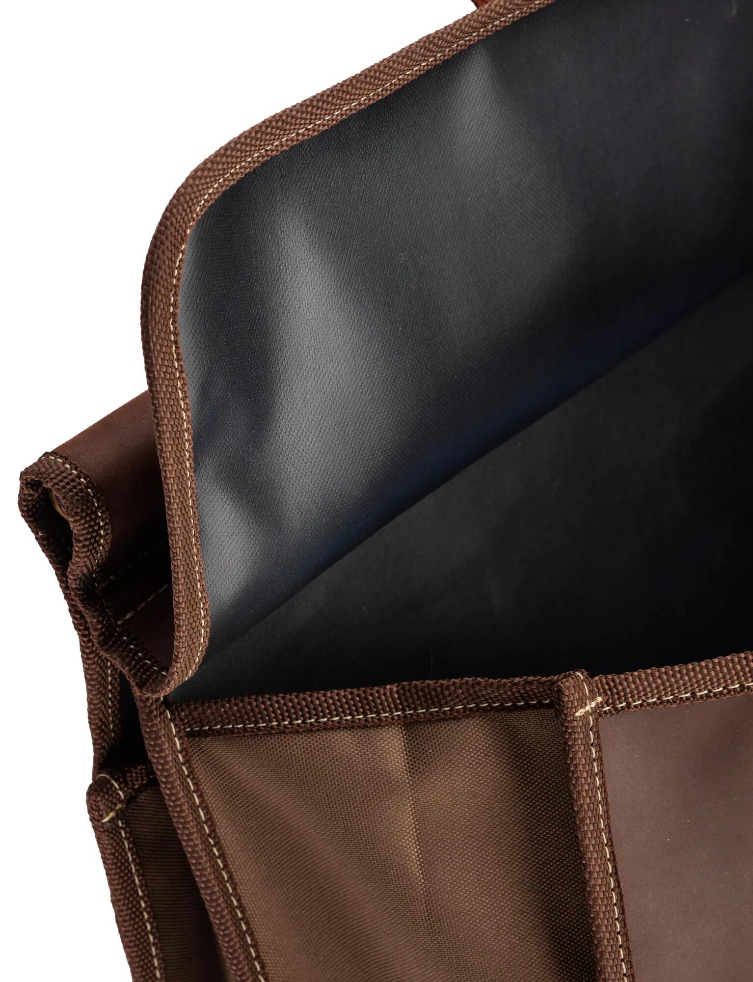 Sac De Battue Country En Cuir Marron 6/6