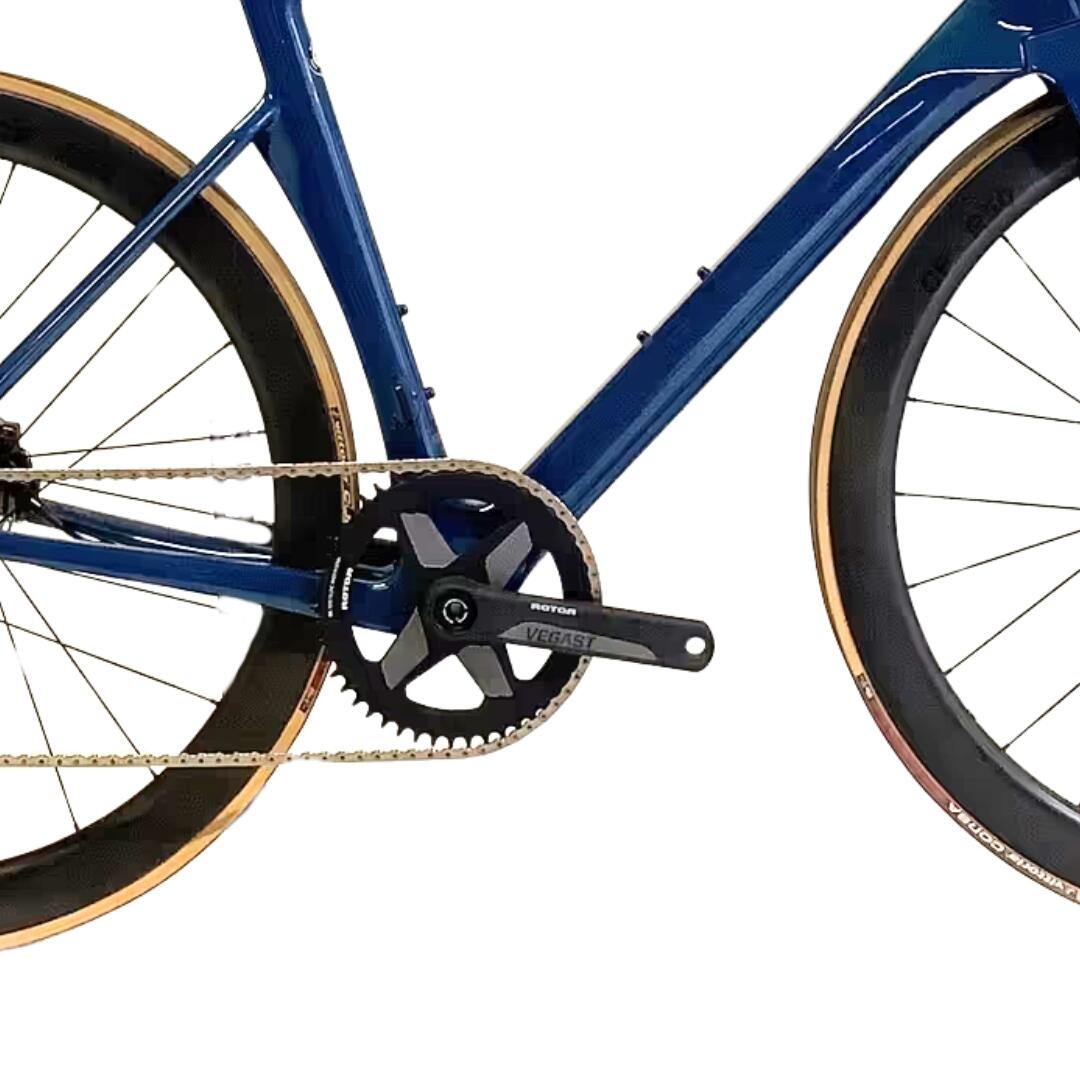 Second Life - Vélo de route Ridley Noah Fast Force 1x12v M Bleu Carbone 5/6