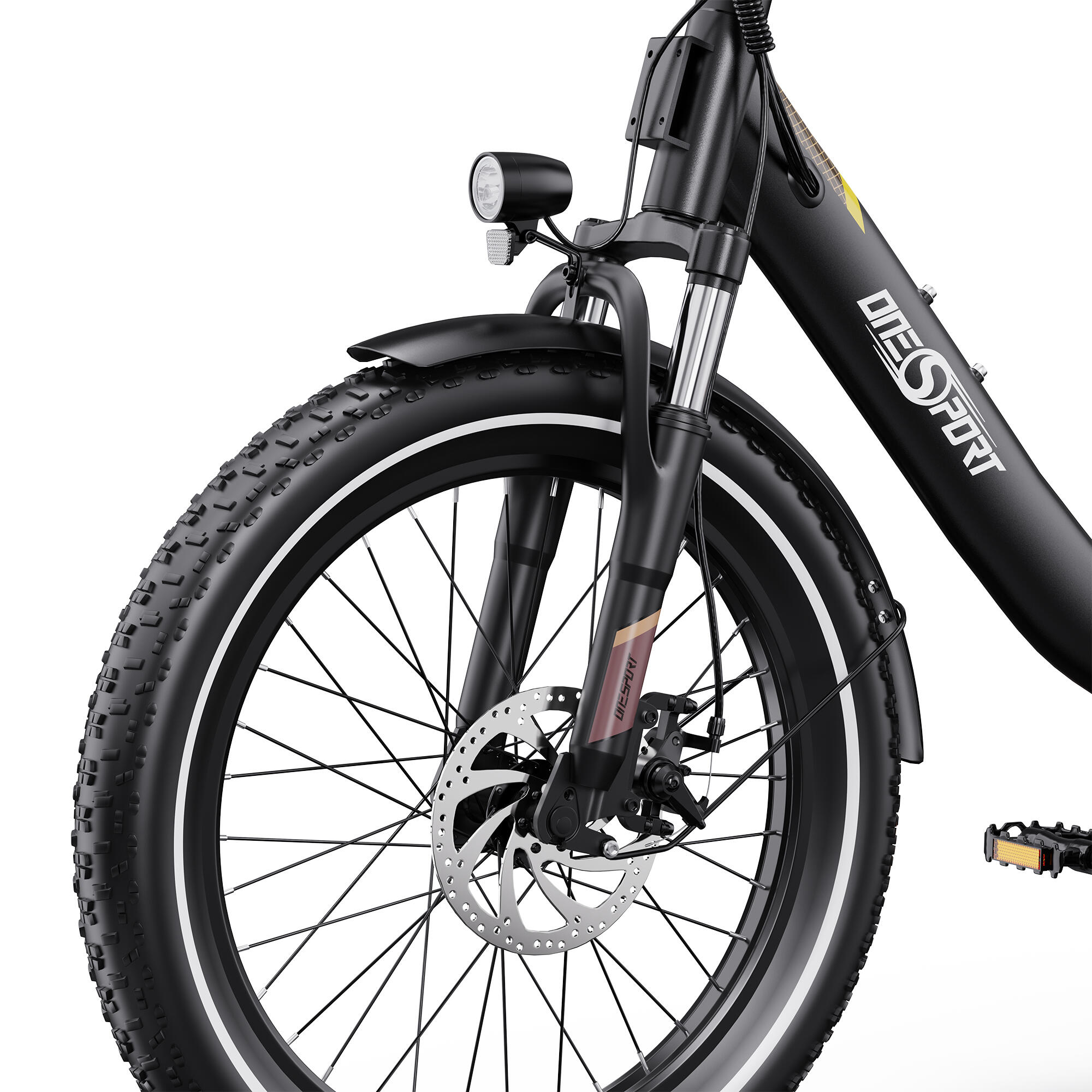 Opvouwbare stads-e-bike 48V 250W motor Compact & Lange actieradius 4/7