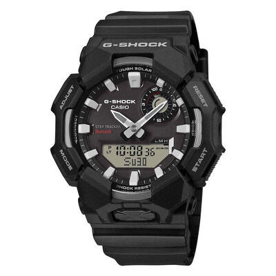 Casio analoog en digitaal horloge zwart/zwart ga-b010-1aer