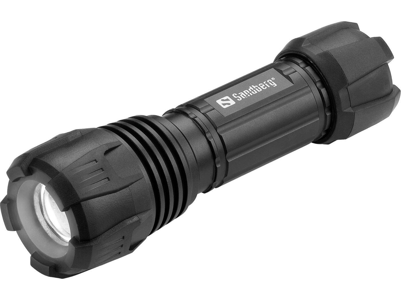 SANDBERG Survivor zaklamp voor AAA-batterij, water- en schokbestendig 1/6