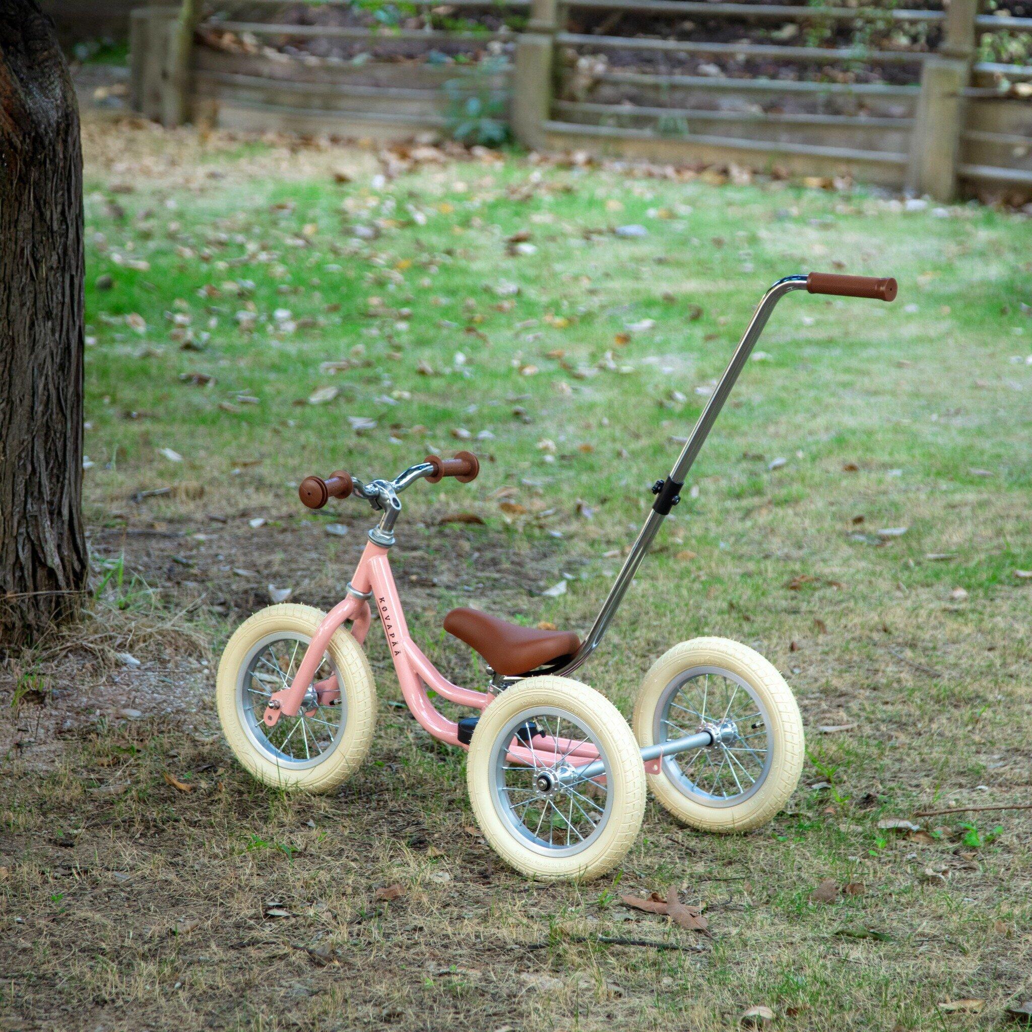 Draisienne évolutive 2 en 1 avec barre parentale – tricycle enfant 4/7