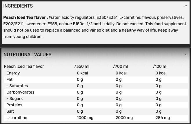 L-Carnitin 2000mg 700ml QNT (Packung mit 12 Stck) | Decathlon
