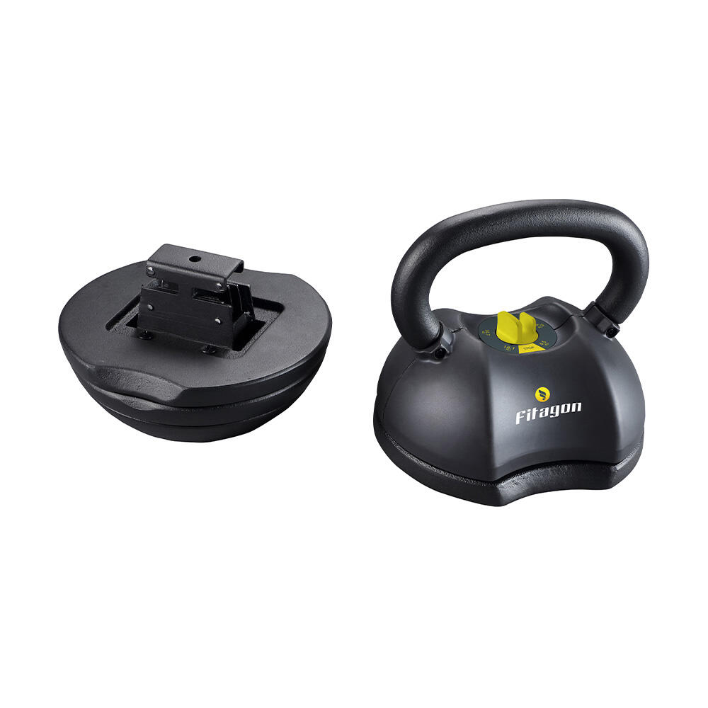 Fitagon verstellbare Kettlebell Flex 4.5-18.1kg (Schwarz) 2/5