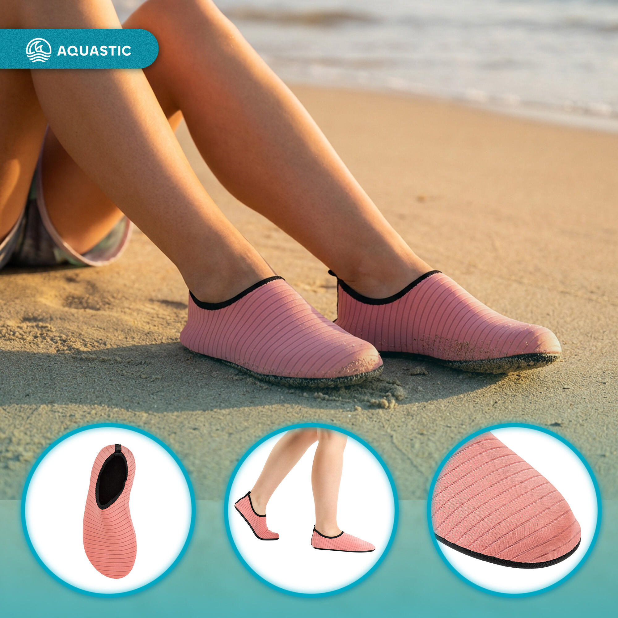 AQUASTIC Aqua chaussures aquatiques 3/7