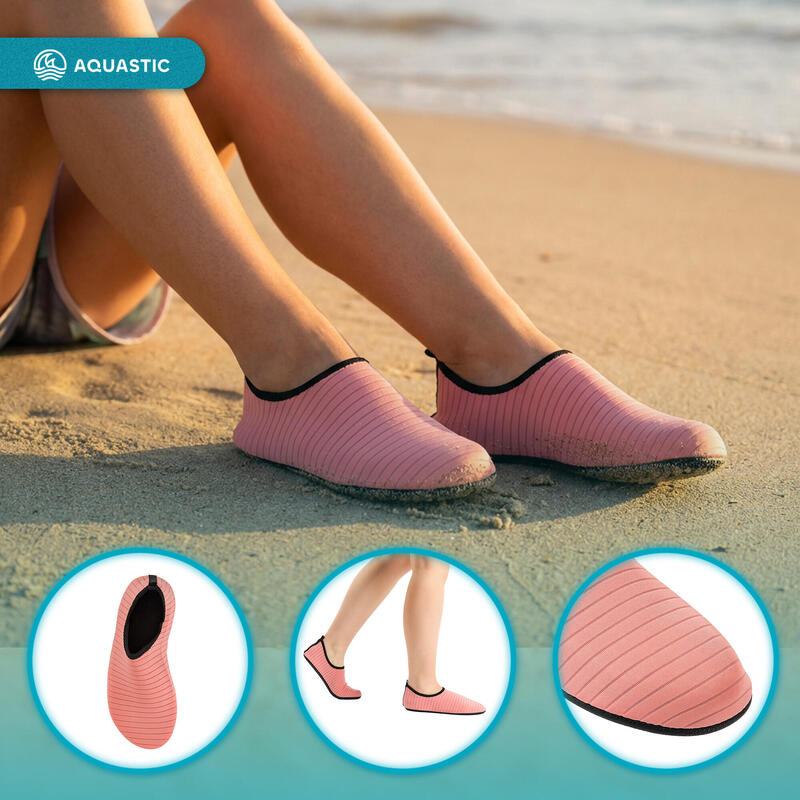Aquashoes Scufundări Papuci Aqua Roz