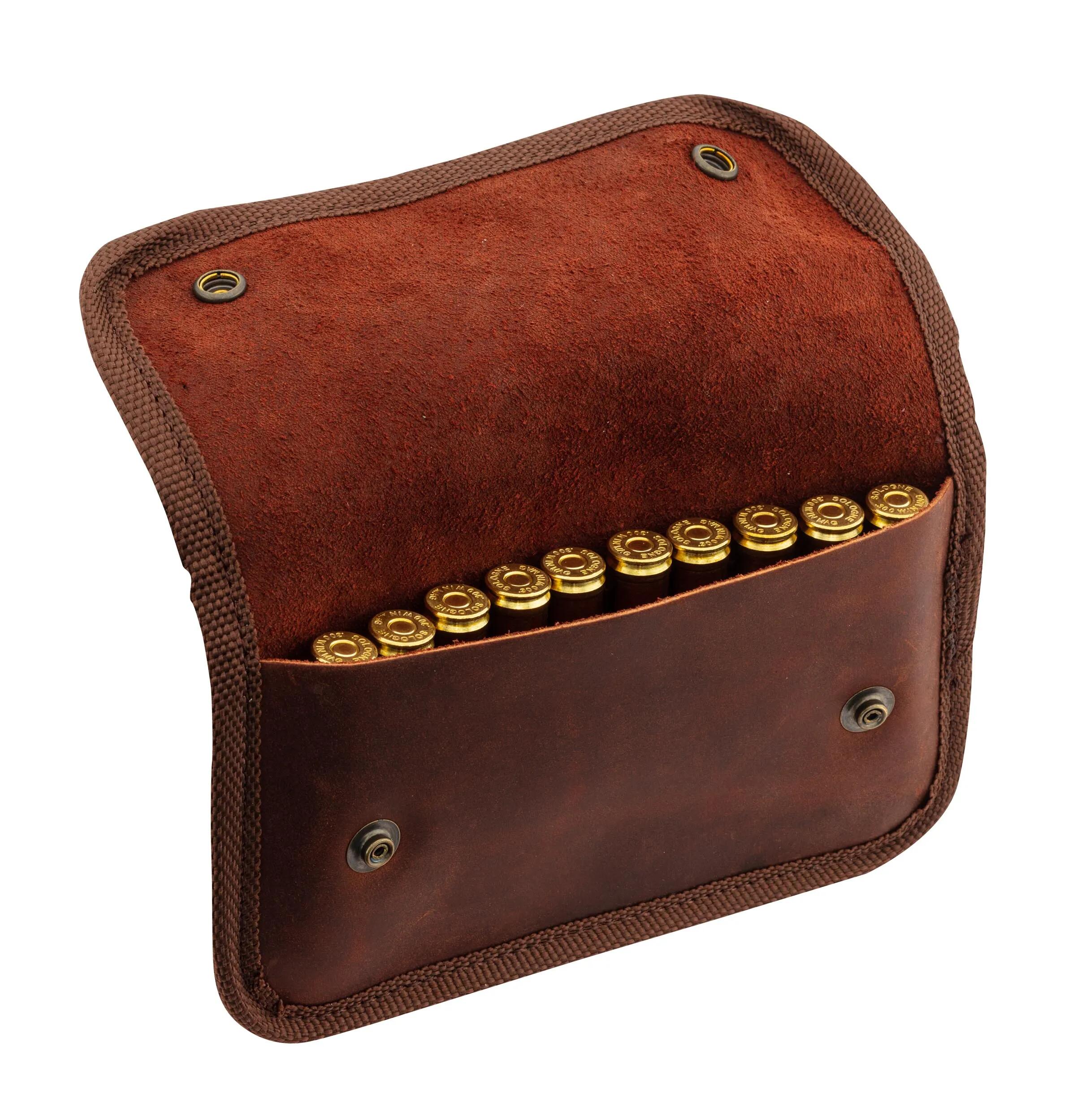 Pochette Country Croupon Cuir Country Pour 10 Balles 7 Et 9 MM 2/5