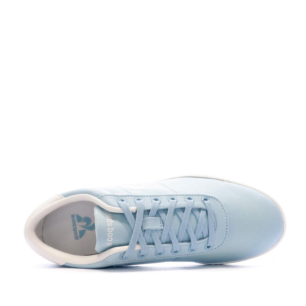 Baskets Bleues Femme Le Coq Sportif Court One 4/7
