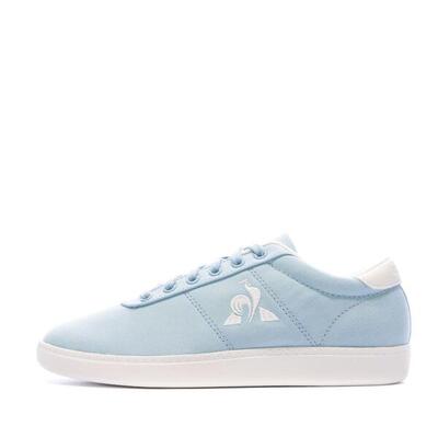Le coq sportif court one blauwe dames sneakers