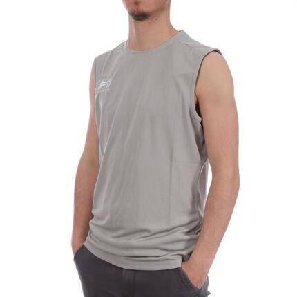 Débardeur Gris aux Bandes Vertes Homme Hungaria Training Pro Sleveless