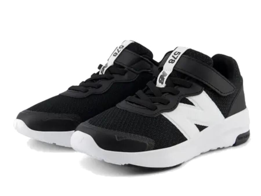 Buty Dziecięce New Balance 578 Na Rzepy Czarne Lekkie Siatka 7/7