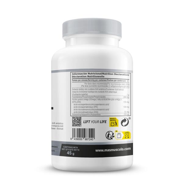 Olio di krill - 60 capsule molli MASmusculo 3/5
