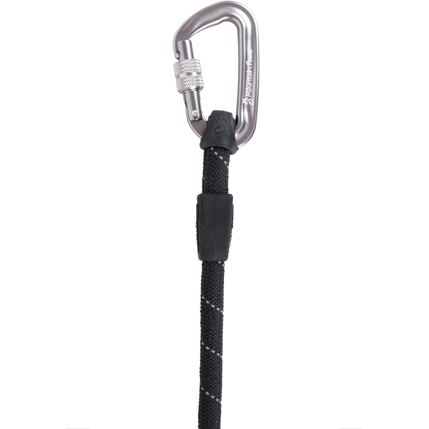 Corde Rope 11 mm 120 cm Polyester poignée rembourrée mousqueton à vis 3/3