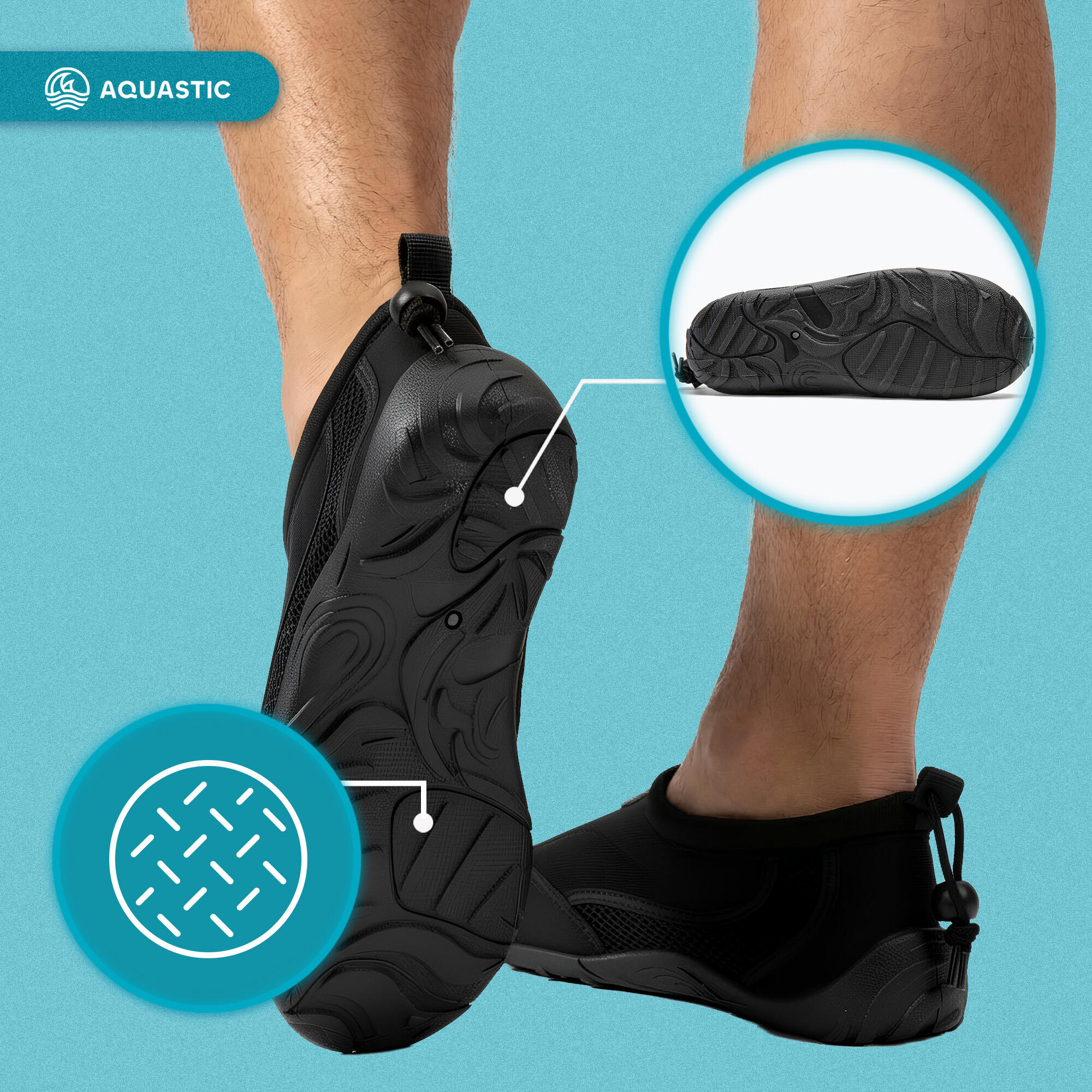 AQUASTIC Kea Wasserschuhe 6/7