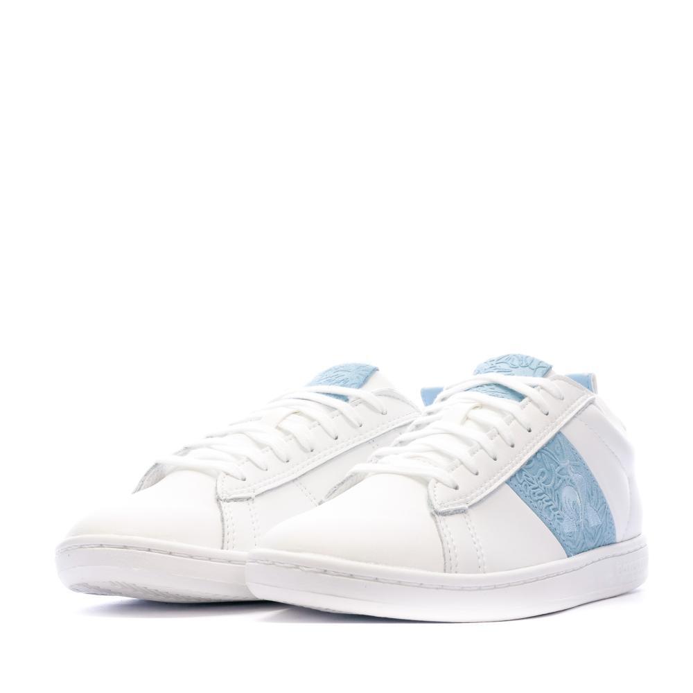 Baskets Blanc/Bleu Femme Le Coq Sportif Court Classic 6/7