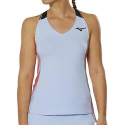 Débardeur De Tennis Bleu Femme tech Mizuno Printed