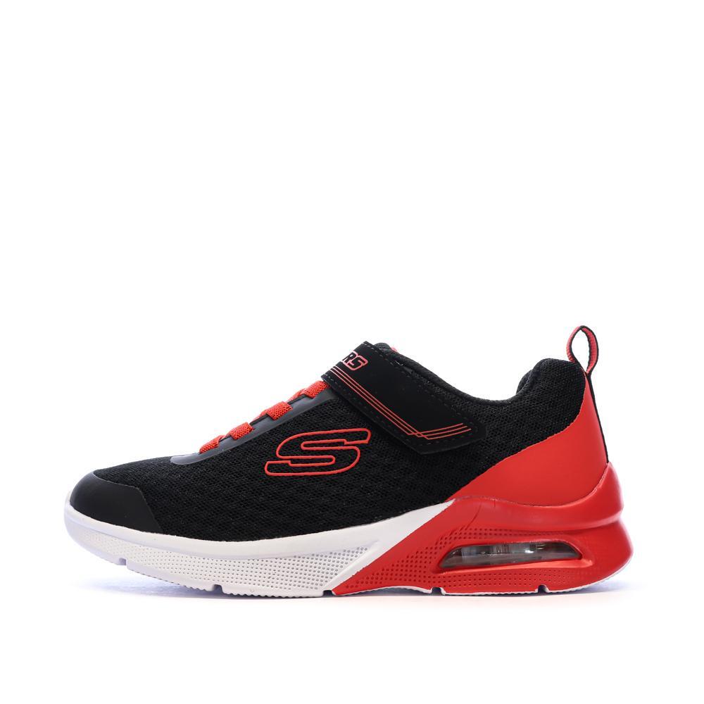 Skechers Microspec Max-Gorvix Boys' Black/Red Trainers