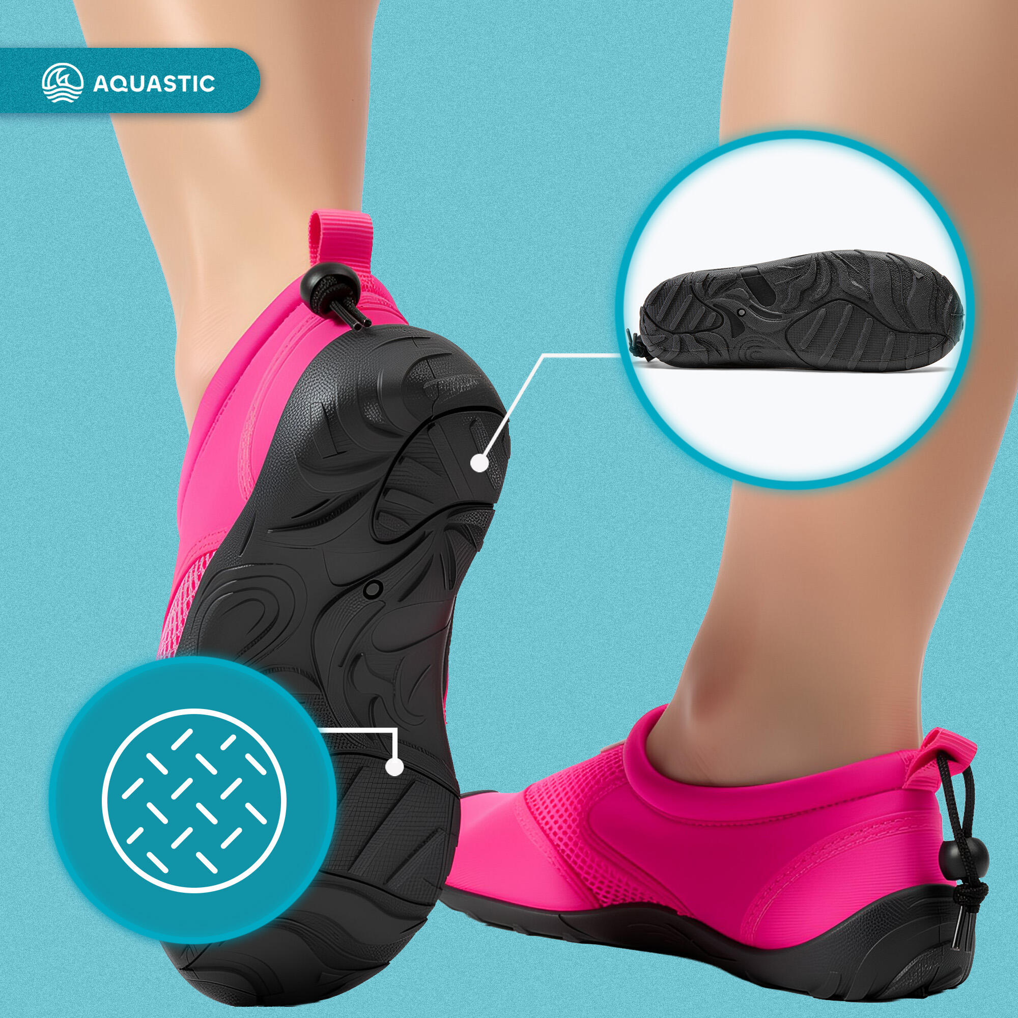 Chaussures d'eau AQUASTIC Kea 6/7