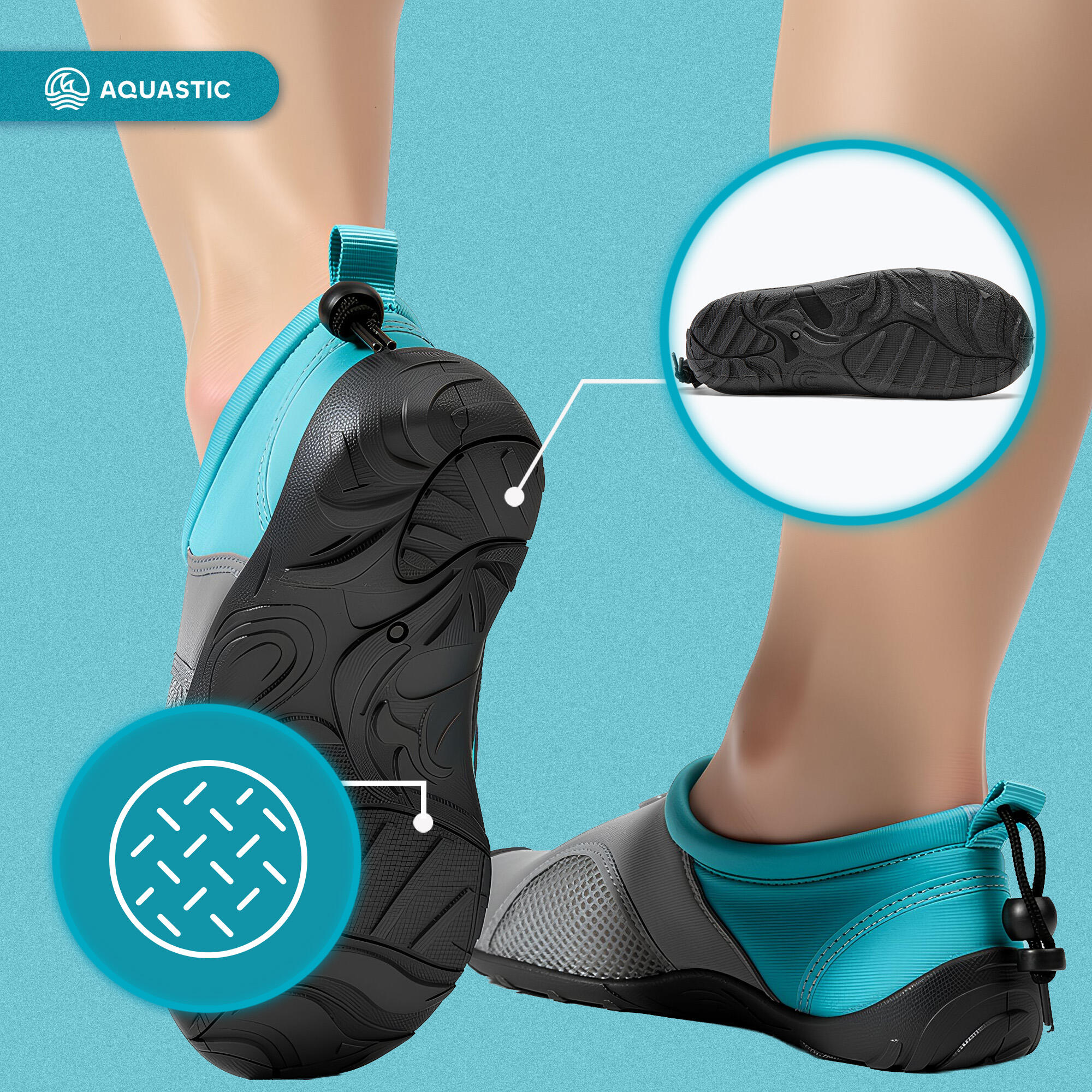 AQUASTIC Scarpe da acqua Kea 6/7