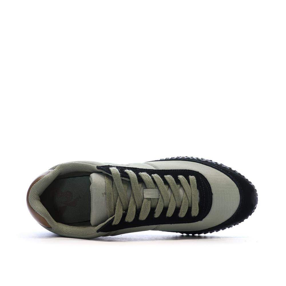Baskets Vertes/Noires Homme Le Coq Sportif Veloce 4/7