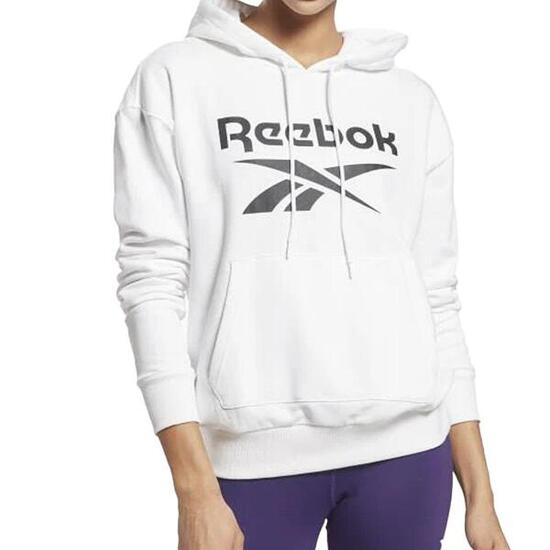 Felpa Bianca Donna Reebok French Terry