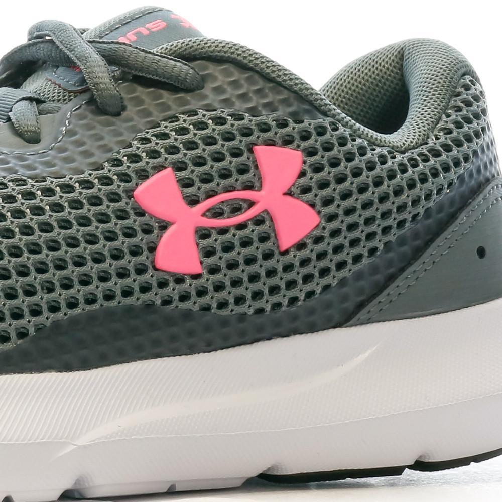 Chaussures de running Gris/Rose Femme Under Armour Surge 3 7/7