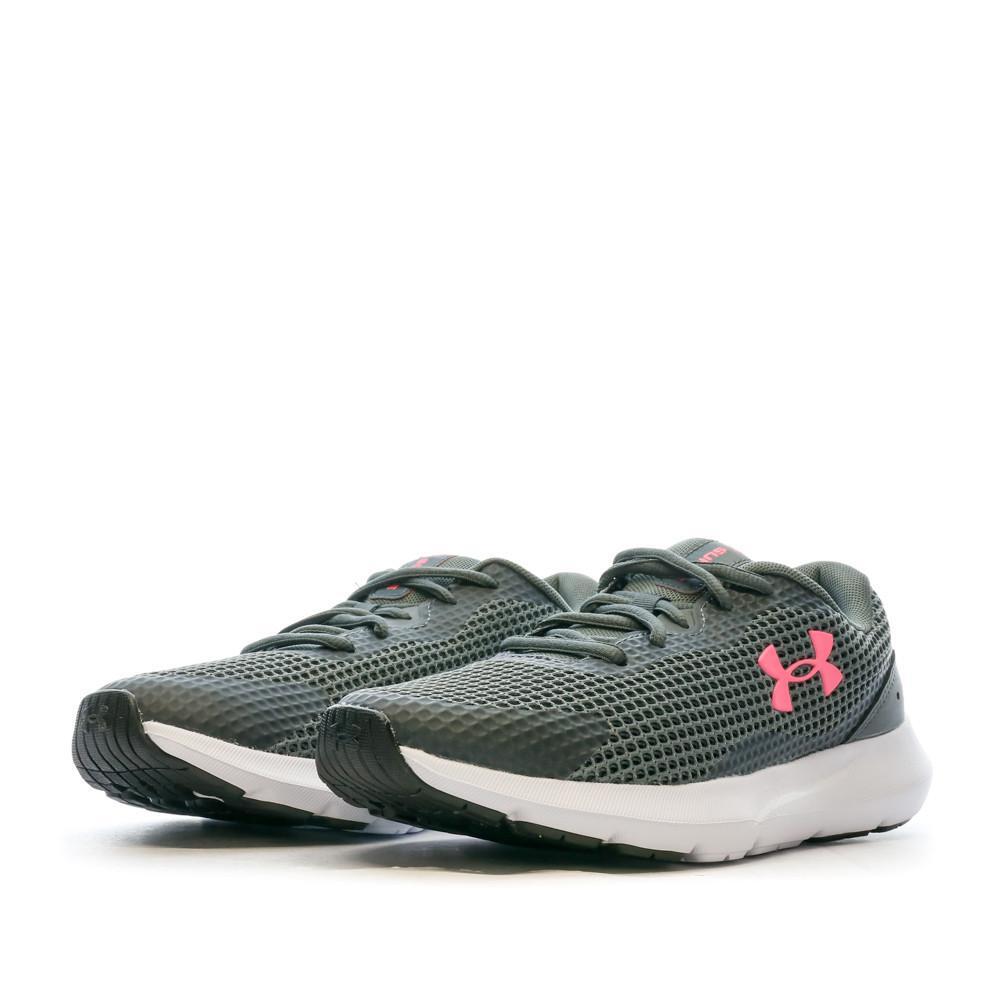Chaussures de running Gris/Rose Femme Under Armour Surge 3 6/7