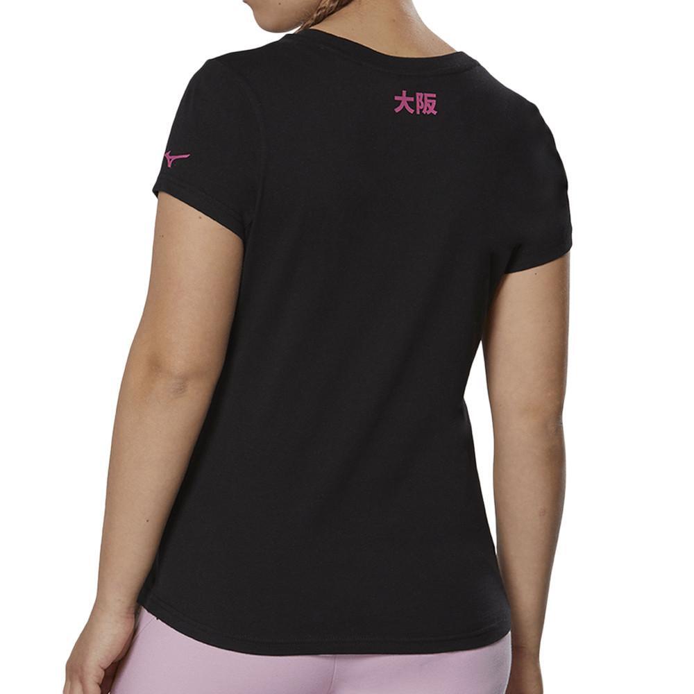 T-shirt Tecnico Donna Mizuno Athletic Nero per Sport 2/2